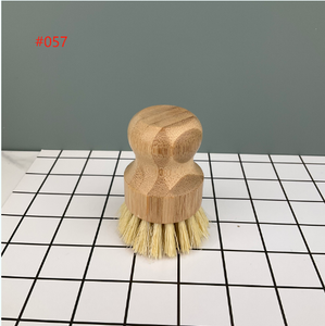 Low MOQ Kitchen Cleaning Dish <strong>Brush</strong> Set Bamboo &amp; Wood Pot <strong>Brush</strong> Sisal Bristle <strong>Hand</strong> Design Style Cleaning Tools for Home Bathroom - Product Image 2