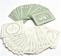 Jeu de cartes de poker personnalisé pour célébration de mariage, vente en gros, jeu de société de luxe, boîte personnalisée avec design imprimé