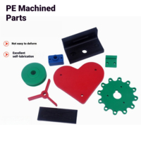 Pièces en plastique industrielles en HDPE (PE) de qualité alimentaire, personnalisées en couleur et en forme, découpe, gravure, fraisage, perçage, rainurage, YISHUO