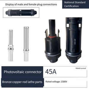 Connecteur OEM personnalisé de haute qualité pour système solaire étanche IP68, 1500V CC 45A, mâle/femelle, PC UL94-V0, impulsion 8000V - Product Image 6