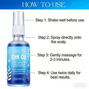 Marca Privada, Spray <span class=keywords><strong>de</strong></span> Suero Capilar con Péptidos <span class=keywords><strong>de</strong></span> Cobre GHK-Cu AHK-Cu <span class=keywords><strong>de</strong></span> 50 ml, Biotina, Tratamiento Anticaída del Cabello, Cuidado del Cuero Cabelludo, Tratamiento <span class=keywords><strong>para</strong></span> el Crecimiento del Cabello, OEM - Product Image 5
