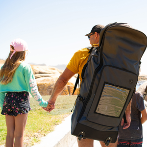 Sac à dos de voyage personnalisé avec roues de plage portable et étanche de grande capacité pour homme, planche à <span class=keywords><strong>lisier</strong></span> pour sport en plein air, rangement pour bateau gonflable - Product Image 6