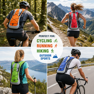 Tas Ransel Hidrasi Logo Kustom Tahan Air untuk Bersepeda, Hiking, dan Olahraga Luar Ruangan dengan Kantong Air - Product Image 6