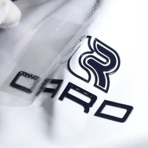 Cao su Silicone truyền nhiệt 3D nhãn Silicone quần áo với logo nâng lên - Product Image 3