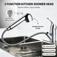 Pommeau de douche portable en ABS chromé, résistant à la corrosion, personnalisable OEM pour équipement de salle de bain commerciale