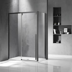 Kamalu KSA5000GM Puertas de Ducha Corredizas Modernas 80x140 Marco en Gun Metal 8mm Vidrio para Dormitorio Baño o Uso Exterior - Product Image 1