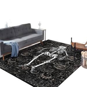 Tapis d'extérieur rectangulaire Wan Xinlong en velours cristal, motif dessin animé persan, antidérapant, résistant aux taches, lavable à l'eau, nettoyage localisé - Product Image 3