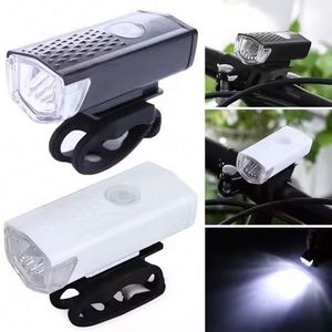 Lampe de vélo LED personnalisée haute luminosité, promotionnelle, étanche, rechargeable par USB, accessoires avec impression UV, en acier moderne - Product Image 3