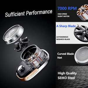 Afeitadora Eléctrica <span class=keywords><strong>Zao</strong></span> para Hombre, Recargable, Portátil de Viaje, Doméstica, IPX7, Lavable, Mini Afeitadora Rotativa - Product Image 3