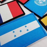 Patch tissé avec drapeaux nationaux du monde