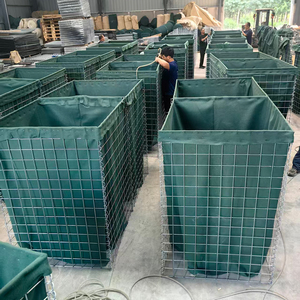 Özel Kum Dolgulu Kaynaklı <span class=keywords><strong>Gabion</strong></span> Çit Bariyeri Yüksek Mukavemetli Kum Torbası Savunma Bastion Duvar Bariyeri - Product Image 1