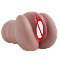 Realistischer Männlicher Masturbator Weiche Silikon-Taschenmuschi Manueller Stroker-Becher mit Vakuumsaugung Erotikspielzeug für Männer