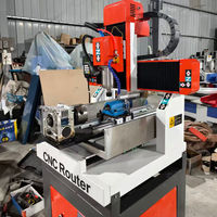 Máquina CNC de 4 Ejes para Trabajar la Madera para Pequeñas Empresas con Software Artcam para Muebles de Madera y Mármol