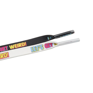 Tùy chỉnh in màu thời trang số lượng lớn Polyester phẳng dây giày in phẳng dây giày chuỗi với kim loại khóa kết thúc - Product Image 5