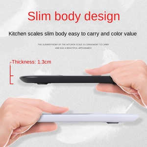 <span class=keywords><strong>Balance</strong></span> <span class=keywords><strong>de</strong></span> <span class=keywords><strong>cuisine</strong></span> électronique portable en acier inoxydable CustomThin petit banc domestique pour la mesure du poids pour la cuisson <span class=keywords><strong>de</strong></span> pâtisserie alimentaire - Product Image 5