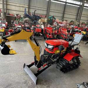 Livraison Gratuite Tracteur à Chenilles Diesel 35 CV avec Rotoculteur 4x4 pour Verger, Multifonctionnel, Haute Productivité - Product Image 2