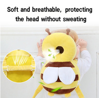 Casque de Sécurité Respirant en Coton à Vendre pour Bébé, Protecteur de Tête Anti-Chute pour les Plus Jeunes