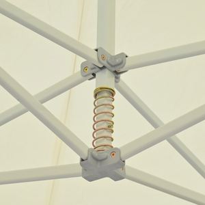 Carpa Hexagonal Resistente de 3x3m, Estructura de Acero Blanca, Montaje Automático, Impermeable, para Eventos y Vendedores al Aire Libre - Product Image 3