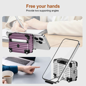 Conception de bagages Bluetooth écouteurs étui de protection pour <span class=keywords><strong>AirPods</strong></span> <span class=keywords><strong>Pro</strong></span> <span class=keywords><strong>2</strong></span> 4 support de téléphone de charge sans fil embouts pour écouteurs couverture de casque - Product Image 3