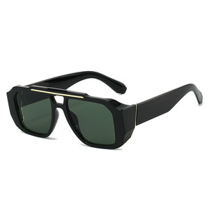 <span class=keywords><strong>2026</strong></span>年ファッションスクエアサングラス メンズ UV400 クラシックレトロサングラス レディース カスタムロゴ 卸売 トレンド サングラス - Product Image 3