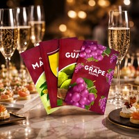 Sachets d'échantillons personnalisés Packfortune à trois soudures latérales, en Mylar de qualité alimentaire, pour bonbons et gommes