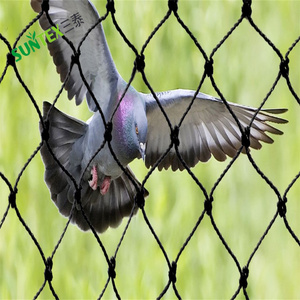 Schwarz geknotetes Anti-Vogel-Netz 2 "Mesh Polyethylen Material Geflügel netz 50 'x 100' Mit UV-Beständigkeit - Product Image 6