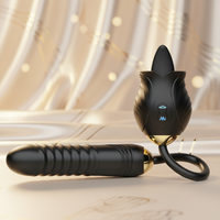 Vibrador de Lengua con Succión de 10 Velocidades, Carga USB Magnética, Totalmente Automático, Resistente al Agua IPx6, para Punto G y Clítoris