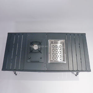 Mesa Plegable Ajustable de Aluminio y <span class=keywords><strong>Metal</strong></span> para Exteriores, Portátil, para Camping, Balcón, Picnic, Playa, con Bolsa de Transporte, Novedad <span class=keywords><strong>2026</strong></span> - Product Image 5