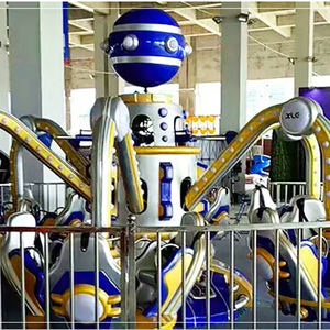 Mini UFO coloré, parc d'attractions pour enfants, vol sur les planètes, attraction - Product Image 2