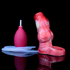 América Hot Sales 14,4 cm Consolador realista de silicona con función de chorro Juguete sexual de eyaculación de fantasía para mujeres Herramienta sexual - Product Image 4