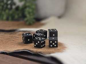 Dados de Cuerno de Búfalo Natural Diseñados para Juegos de Mesa Premium, Juego de Mesa Auténtico, Decoración Elegante para el Hogar y Única - Product Image 3