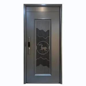 New product modern front entry door installation factory customization home security exterior modern door