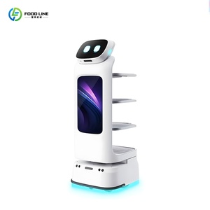 Precios de Robots de Entrega, <span class=keywords><strong>Robot</strong></span> <span class=keywords><strong>Camarero</strong></span> Inteligente, <span class=keywords><strong>Robot</strong></span> de Entrega de Alimentos con Navegación Automática Inteligente - Product Image 4