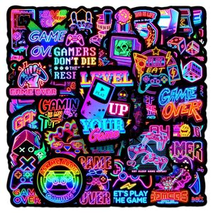 2026 New 50PCS Cool neon style game <strong>gaming</strong> controller gamer gamepad <strong>sticker</strong> - Product Image 1