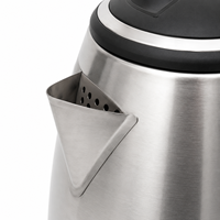 Bouilloire électrique avec fonction d'arrêt automatique, bouilloire à eau et à thé électrique portable en acier inoxydable, chauffe-eau en acier inoxydable
