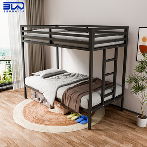 Металлическая двухъярусная кровать повышенной прочности размера Cali King для элитных общежитий и проживания на объектах - Product Image 3