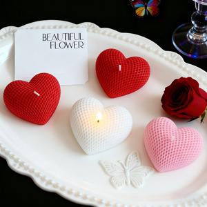 Vela Aromática con Forma de Corazón para el Día de San Valentín, Adornos para el Hogar, Accesorios para Decoración de Escenas - Product Image 1
