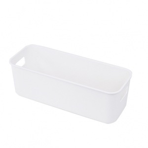 <b>Storage</b> Box Rectangle White Snack <b>Storage</b> Drawer Style <b>Clothes</b> Wardrobe Desk Organization - Product Image 1