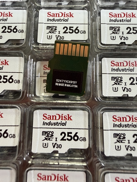 Original for SanDisk Industrial 256GB MicroSDXC UHS-I U3 V30 Memory Card SDSDQAF4-256G-I
