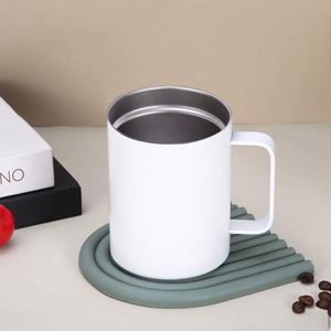 โลโก้แบบพิมพ์ 12 ออนซ์ 20 ออนซ์ แก้วกาแฟสแตนเลสสองชั้นแบบกำหนดเองพร้อมฝาใสสำหรับโปรโมชั่น - Product Image 3