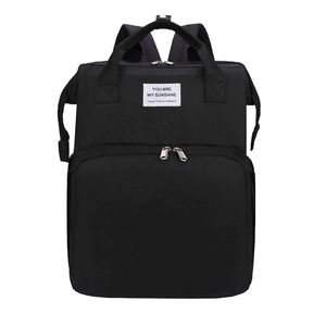 Bolsas de Pañales Multifuncionales con Logotipo Personalizado para Bebé, Mochila de Viaje Portátil, Regalos para Baby Shower, Bolsas Impermeables para Mamá con Puerto USB - Product Image 1