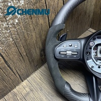 Volant personnalisé en faux daim mat et fibre de carbone pour Mercedes-Benz C300 C200 W204 W211W213 W205 W447 E63 Haute qualité