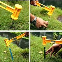 Hot Selling Backpack Camping Hiking Super Portable Outdoor Ground Nail Plastic Hammer for Tent Pegs