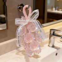 Savon artisanal en forme de rose, cristal transparent, grappe de raisin, à base de plantes, anti-acné, pour le visage, style élégant, Noël