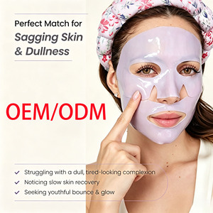 Mascarilla Facial Rejuvenecedora de <span class=keywords><strong>Caviar</strong></span> PDRN <span class=keywords><strong>Real</strong></span> Deep, Mascarilla de Hidrogel Nocturna, Reafirmante de la Piel, Iluminadora, Reparadora Facial - Product Image 1