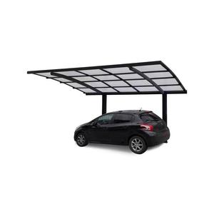 Abri de voiture à <span class=keywords><strong>2</strong></span> <span class=keywords><strong>poteaux</strong></span>, designs modernes, panneaux en <span class=keywords><strong>aluminium</strong></span>, abri de voiture en polycarbonate - Product Image 5