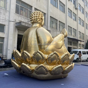 <span class=keywords><strong>Bouddha</strong></span> <span class=keywords><strong>gonflable</strong></span> réaliste doré avec décoration de fleur de lotus pour activité sur le thème personnalisé, festival culturel thaïlandais, autres événements - Product Image 6