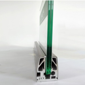 TAKA – Balustrade intérieure en verre trempé de qualité supérieure, rampe en aluminium <span class=keywords><strong>pour</strong></span> balcon/<span class=keywords><strong>terrasse</strong></span>/lieu extérieur - Product Image 3
