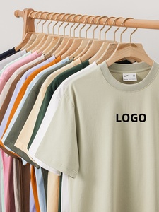 เสื้อยืดผู้ชายธรรมดาพิมพ์ลายพัฟโลโก้240g ผ้าฝ้าย100กราฟิกทรงโอเวอร์ไซส์ออกแบบได้ตามที่ต้องการ - Product Image 2