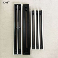 Bande en alliage d'aluminium ABS réglable Type de griffe de sortie d'air pour la ligne de climatisation centrale Type de fente Grille de registre d'alimentation d'air
